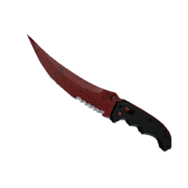 StatTrak™ Flip Knife | Crimson Web