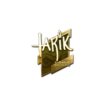 Sticker | tarik (Gold) | Boston 2018