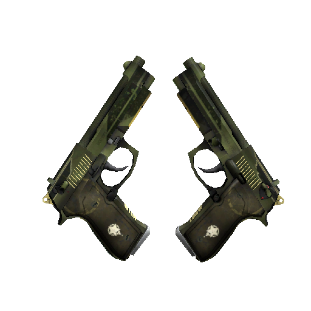 StatTrak™ Dual Berettas | Retribution (Minimal Wear)