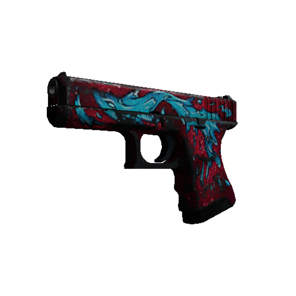 Glock-18 | Water Elemental (Battle Scarred)