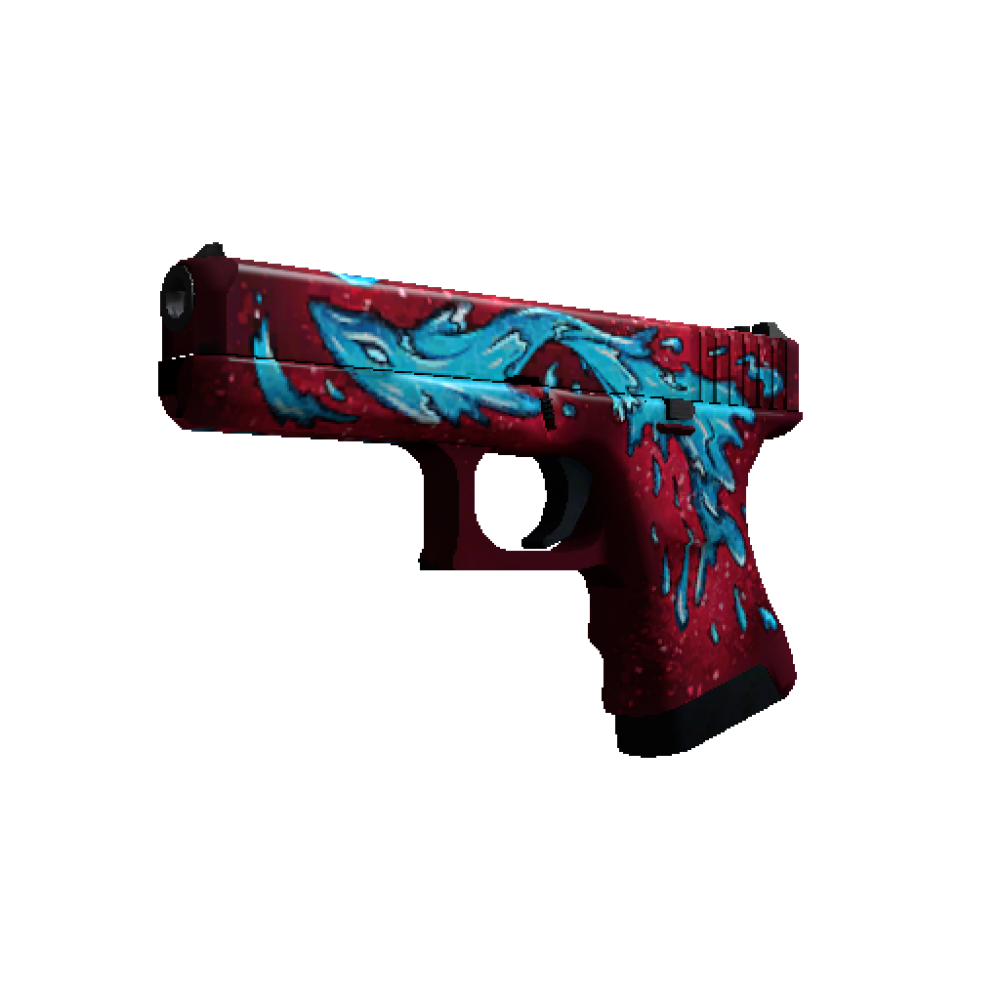 StatTrak™ Glock-18 | Water Elemental (Minimal Wear)