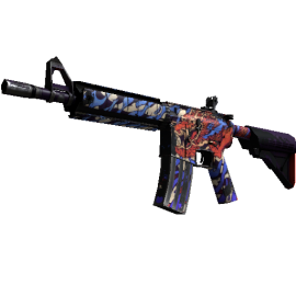 M4A4 | 龍王 (Dragon King) (Well-Worn)