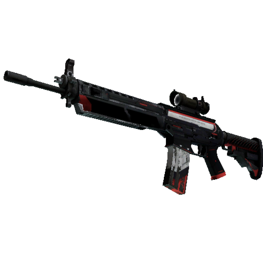 StatTrak™ SG 553 | Cyrex (Battle-Scarred)