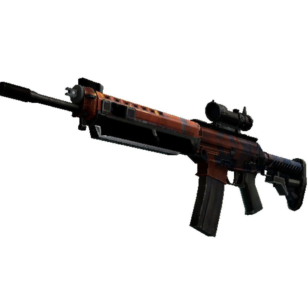 StatTrak™ SG 553 | Danger Close (Well-Worn)