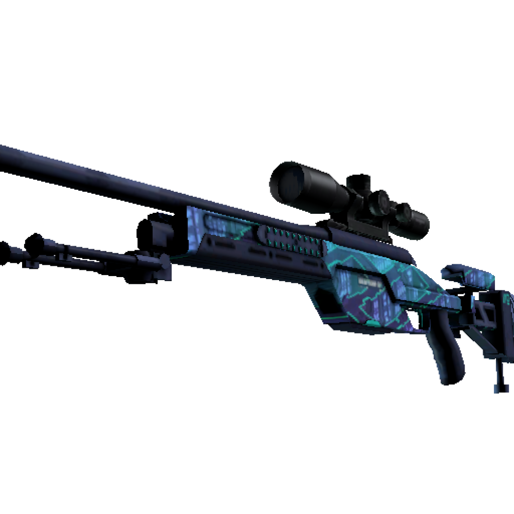 StatTrak™ SSG 08 | Mainframe 001 (Well-Worn)