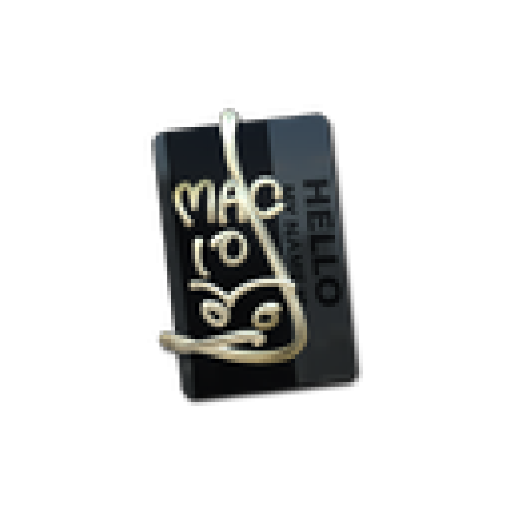 Sticker | Hello MAC-10 (Gold)