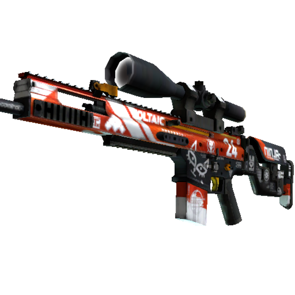 StatTrak™ SCAR-20 | Bloodsport (Minimal Wear)