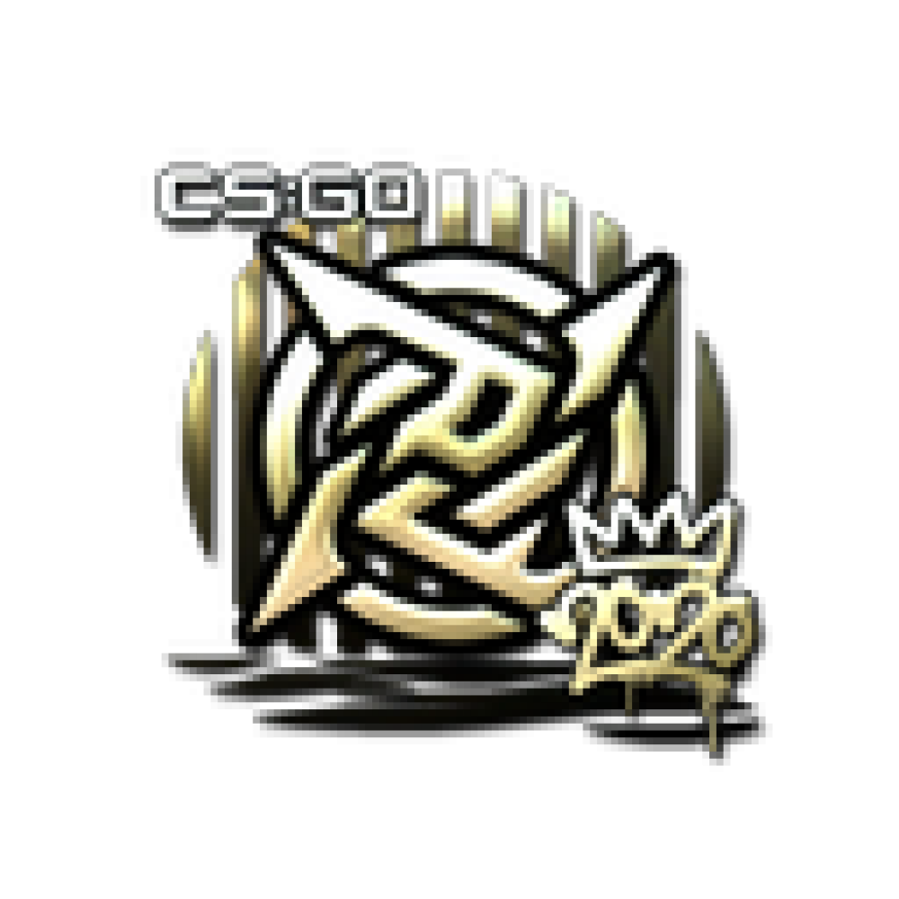 Sticker | Ninjas in Pajamas (Gold) | 2020 RM