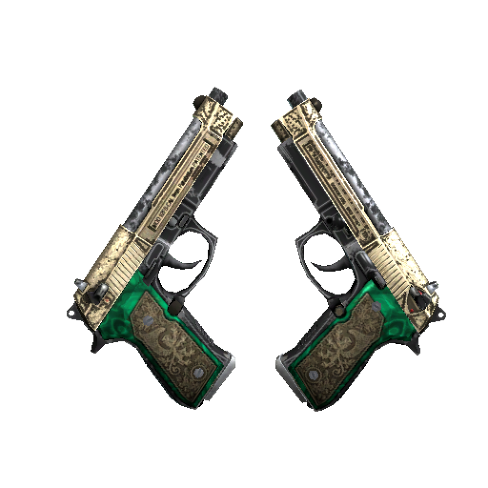 StatTrak™ Dual Berettas | Royal Consorts (Field-Tested)