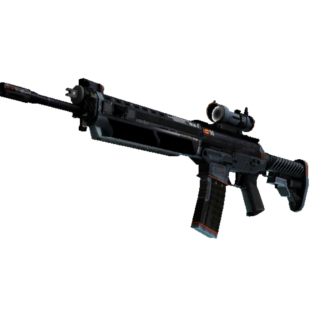 SG 553 | Phantom (Battle-Scarred)