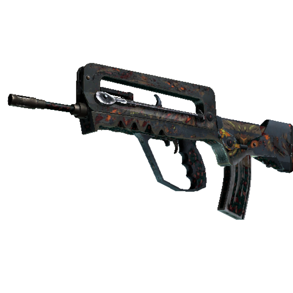 FAMAS | Eye of Athena (Battle-Scarred)