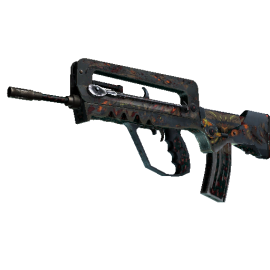 FAMAS | Eye of Athena (Battle-Scarred)